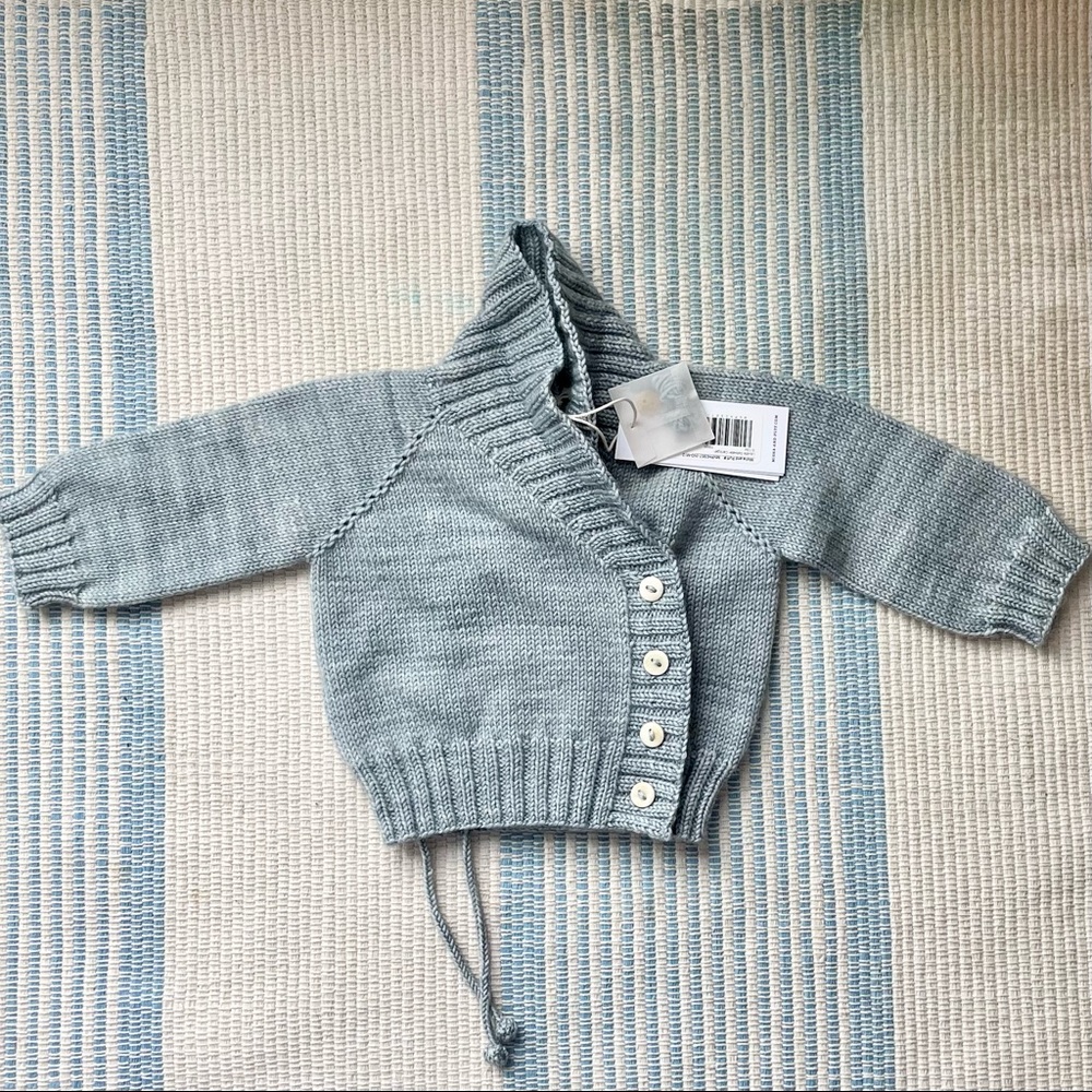 Misha and Puff layette cardigan size 6-12M
